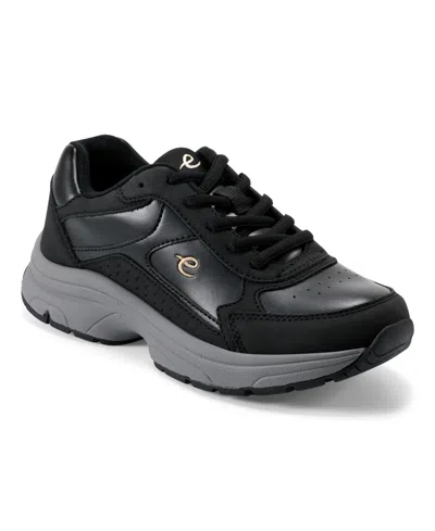 Easy Spirit Women's Khari Lace-up Sneakers In Black