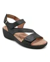 Easy Spirit Womens Kimberly Strap Sandals In Black