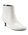 Easy Spirit Women's Laina Kitten Heel Booties In Cream Leather