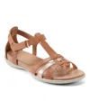 Easy Spirit Women's Leia Strappy Lightweight Sandals In Animal Print