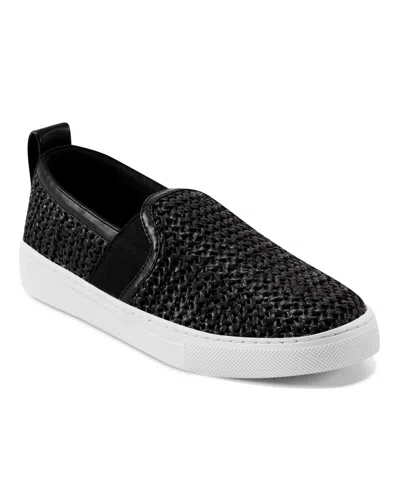 Easy Spirit Women's Livia Round Toe Casual Sneakers In Black