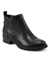 Easy Spirit Larime Womens Zipper Ankle Booties In Black