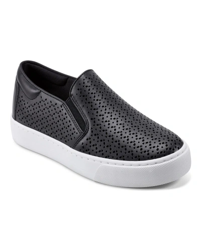 Easy Spirit Women's Luciana Round Toe Casual Slip-on Shoes In Black