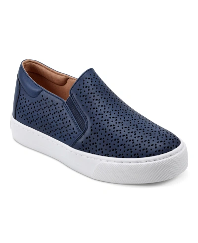 Easy Spirit Women's Luciana Round Toe Casual Slip-on Shoes In Navy