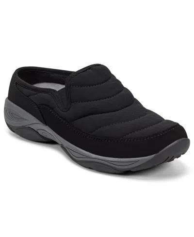 Easy Spirit Women's Maisee Round Toe Casual Walking Clogs In Black