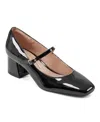 Easy Spirit Semarlay3 Womens Block Heel Manmade Block Heels In Black Patent