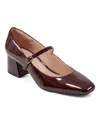 Easy Spirit Semarlay3 Womens Block Heel Manmade Block Heels In Dark Red Patent