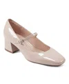 Easy Spirit Women's Marlay Mary Jane Block Heel Pumps In Light Natural Patent