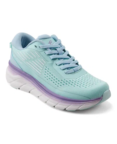Easy Spirit Women's Mel Emove Walking Shoes In Aqua,lavendar