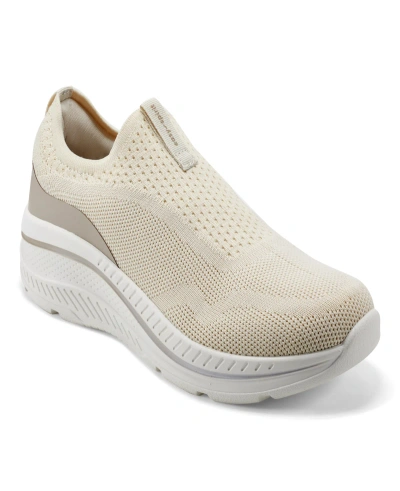 Easy Spirit Women's Parks Slip-on Round Toe Casual Sneakers In Light Natural