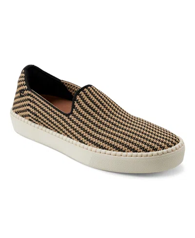 Easy Spirit Women's Presley Breathable Slip-on Sneakers In Black,natural