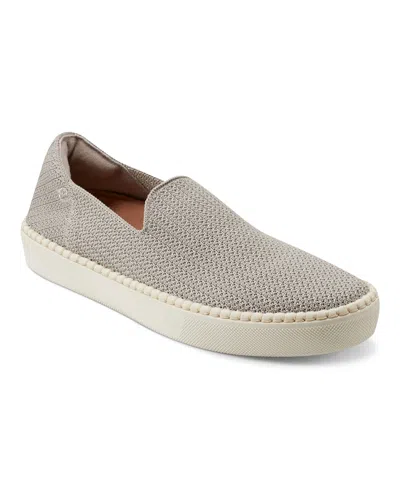 Easy Spirit Women's Presley Breathable Slip-on Flats In Gray,silver