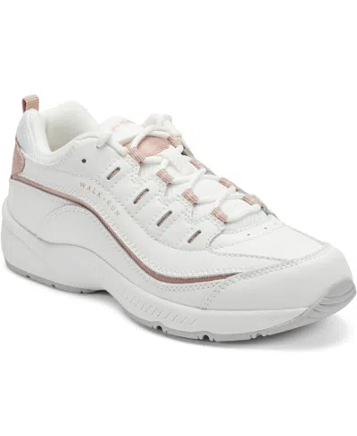 Easy Spirit Women's Romy Lightweight Easy-on Walking Shoes In White