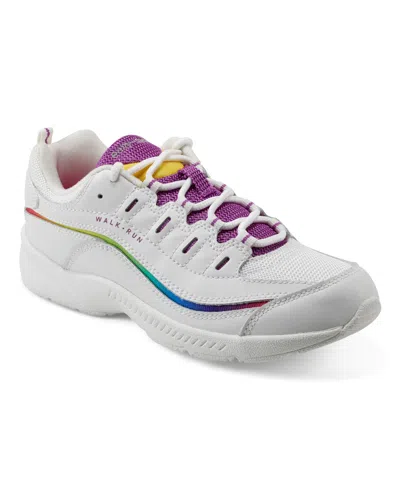 Easy Spirit Women's Romy Lightweight Easy-on Walking Shoes In White