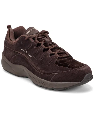 Easy Spirit Women's Romy Lightweight Easy-on Walking Shoes In Brown
