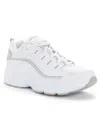 Easy Spirit Romy Sneaker In White,light Gray