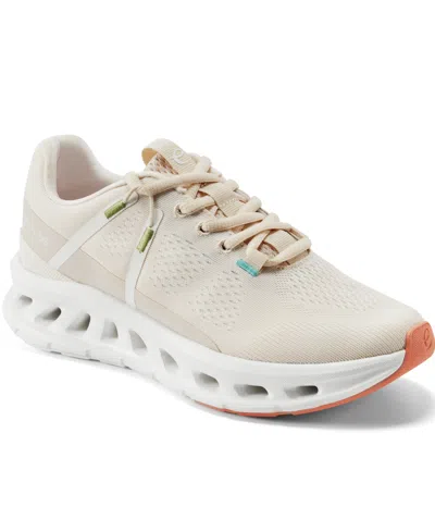 Easy Spirit Women's Rowan Emove Lace-up Casual Sneakers In Light Natural