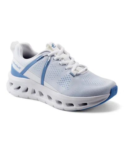 Easy Spirit Women's Rowan Emove Lace-up Sneakers In Blue
