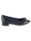 Easy Spirit Women's Secaster Pewter 25mm Knot Pumps In Dark Blue