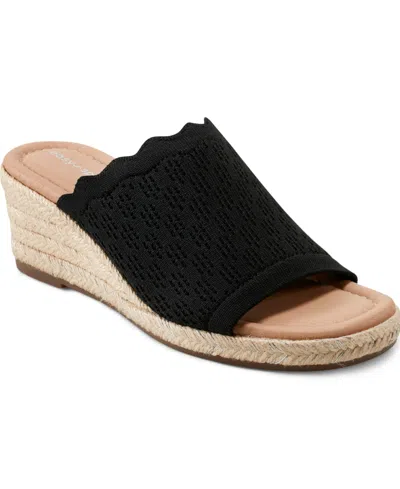 EASY SPIRIT WOMEN'S SHANICE ESPADRILLE WEDGE SANDALS