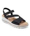 EASY SPIRIT WOMEN'S SHIRLEY OPEN TOE STRAPPY CASUAL WEDGE SANDALS