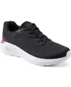 Easy Spirit Women's Starlene Lightweight Lace-up Sneakers In Black