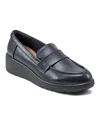 Easy Spirit Women's Aerilyn Casual Slip-on Penny Loafers In Dark Blue