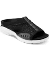 Easy Spirit Traciee Sport Slide Sandal In Black,silver