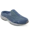 Easy Spirit Travel Time 711 Womens Casual Round Toe Slip-on Sneakers In Light Blue Denim