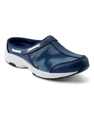 EASY SPIRIT WOMEN'S TRAVELPORT NAUTICAL MULE WALKING SNEAKERS