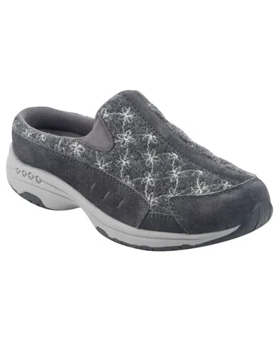 Easy Spirit Traveltime Clog Sneaker In Gray