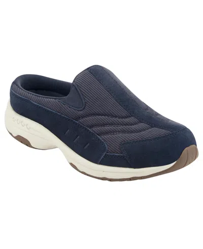 Easy Spirit Traveltime Clog Sneaker In Blue