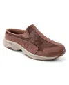 Easy Spirit Women's Traveltime Round Toe Casual Slip-on Mules In Taupe