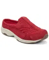 Easy Spirit Women's Traveltime Slip-on Mule Walking Sneakers In Red