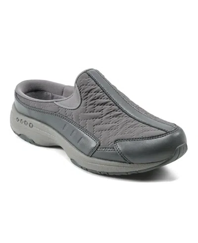 Easy Spirit Women's Traveltime Slip-on Mule Walking Sneakers In Gray