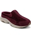 Easy Spirit Women's Traveltime Slip-on Mule Walking Sneakers In Burgundy