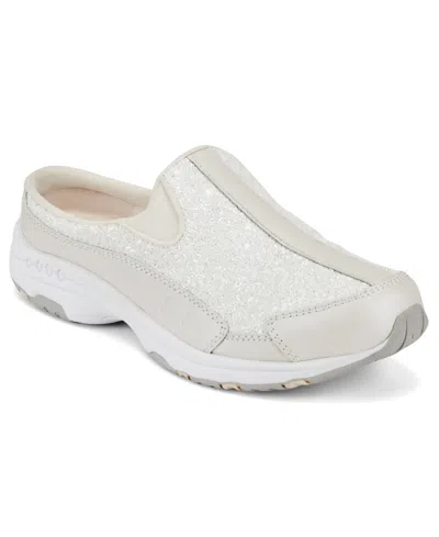 Easy Spirit Women's Traveltime Slip-on Mule Walking Sneakers In White