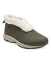 Easy Spirit Trepose Faux Shearling Lined Slipper In Green