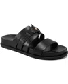 Easy Spirit Women's Trevin Slip On Casual Flat Sandals In Black