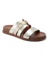 Easy Spirit Women's Trevin Slip On Casual Flat Sandals In Gold