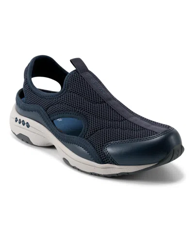 Easy Spirit Women's Trina Sling-back Casual Round Toe Mules In Blue