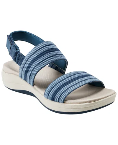 Easy Spirit Women's Tristen Flat Slingback Sandals In Blue
