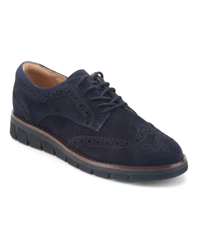 Easy Spirit Women's Veanna Eflex Lace-up Wingtip Oxfords In Blue
