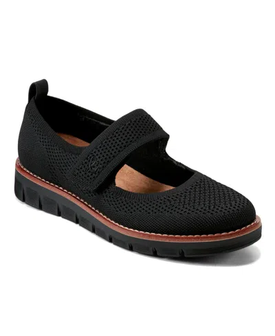 Easy Spirit Women's Venna Eflex Lightweight Mary Jane Flats In Black