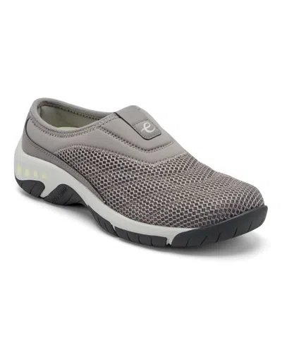 Easy Spirit Women's Weston Round Toe Slip-on Clogs In Gray