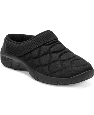 Easy Spirit Women's Willowy Quilted Slip-on Mules In Black