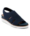 Easy Spirit Women's Winslow Lightweight Flat Slingback Sandals In Navy