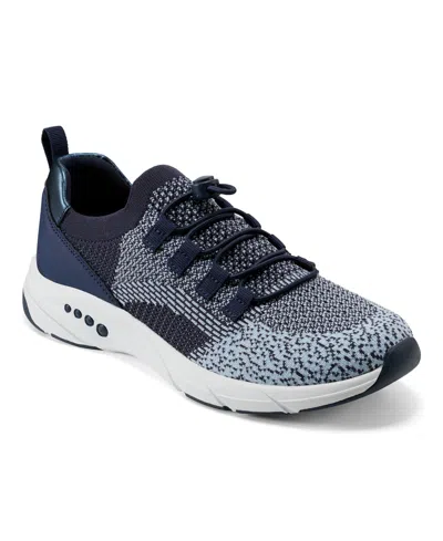 Easy Spirit Women's X Denise Austin Astrid Slip-on Casual Sneaker In Navy,light Blue Multi