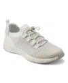 Easy Spirit Astrid Pull-on Knit Sneaker In Taupe,white Multi