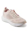 Easy Spirit Women's X Denise Austin Baxter Casual Lace-up Sneakers In Cream,peach
